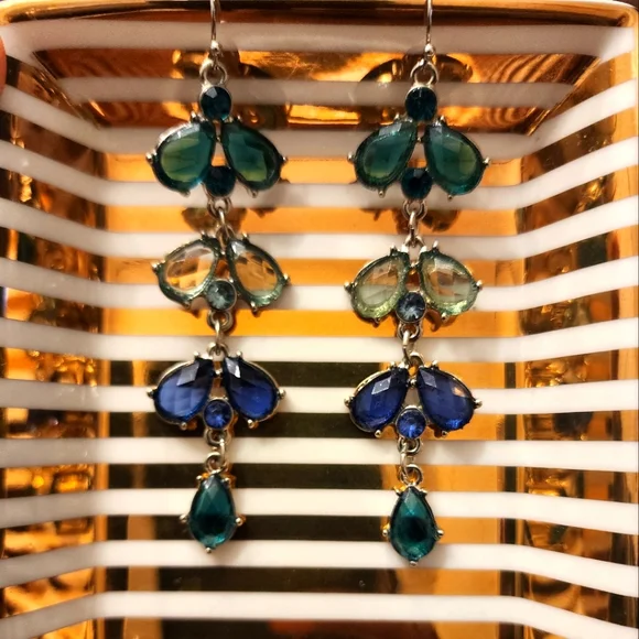 NWT Gemstone Drop Earrings - Picture 2 of 6